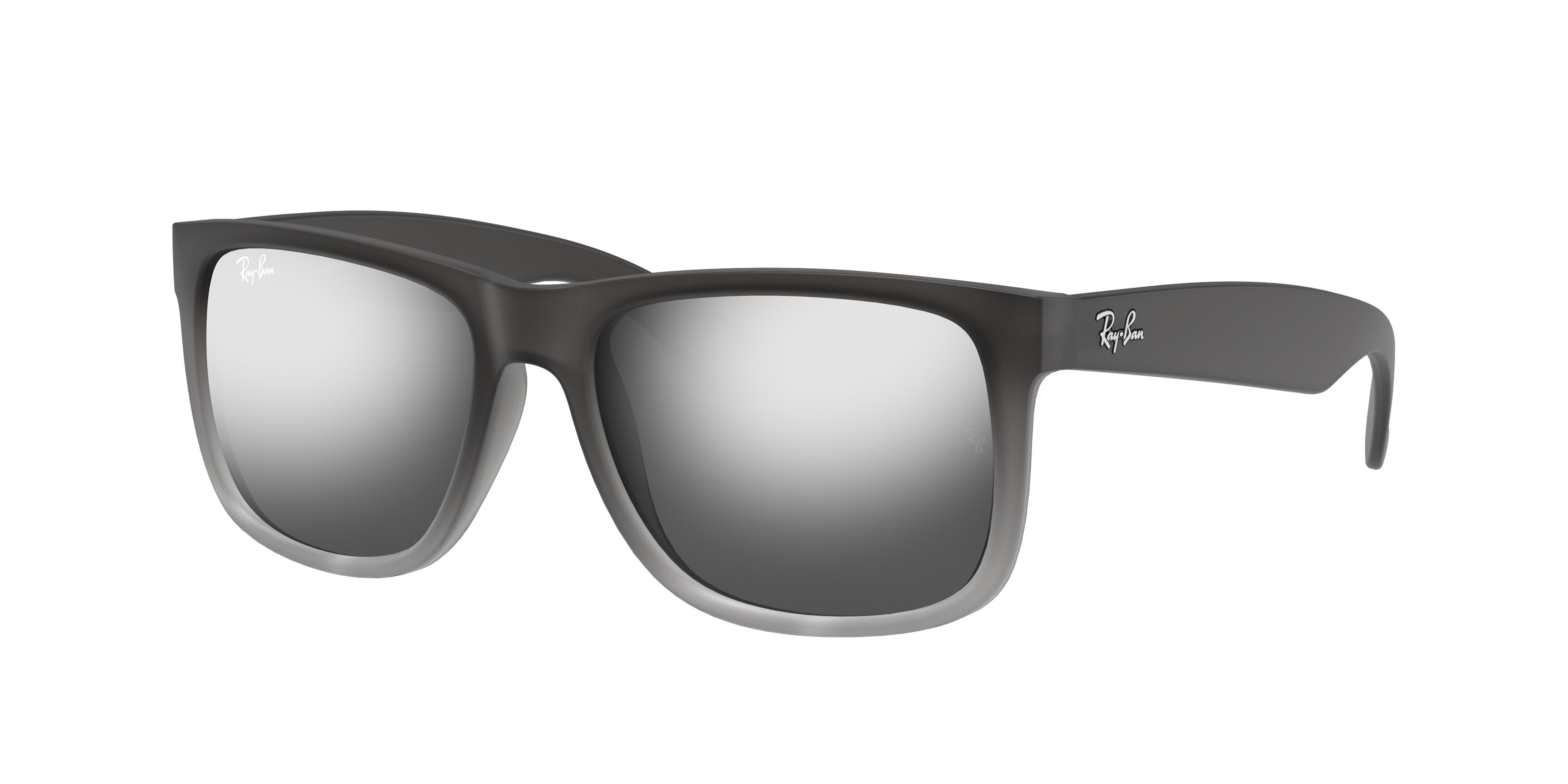 Ray-Ban Justin RB4165 - Gafas De Sol Unisex, Gris (Transparent Grey Rubber 852/88), 54 Mm-image